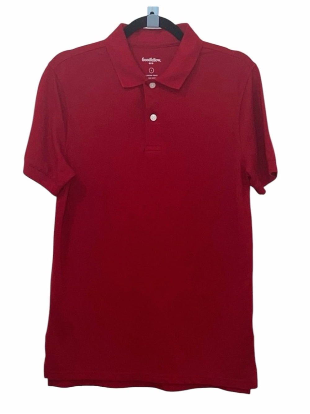 New Goodfellow Red polo Shirt Size Small